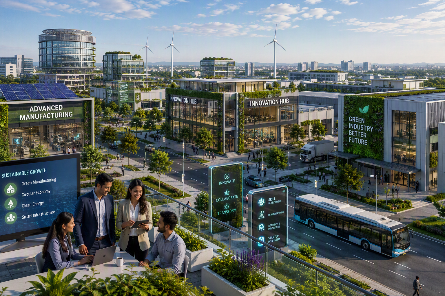 Students and skilled workforce in a bright innovation hub